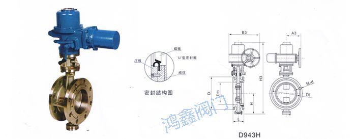 電動(dòng)法蘭式硬密封蝶閥